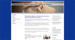 Desktop Screenshot of physiotherapie-selbach.de